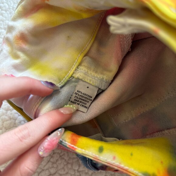 tie dye shorts - Picture 6 of 6